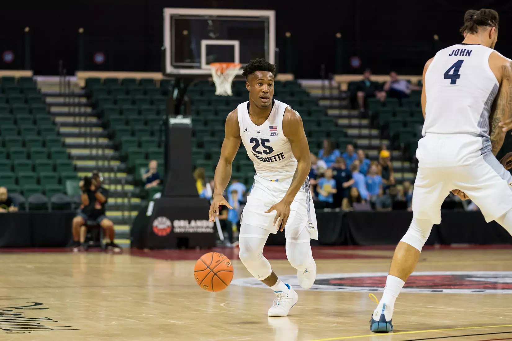 A basketball game between the Marquette Golden Eagles and the USC Trojans on Friday, November 29, 2019 at the Orlando Invitational at the ESPN Wide World of Sports in Orlando, FL.