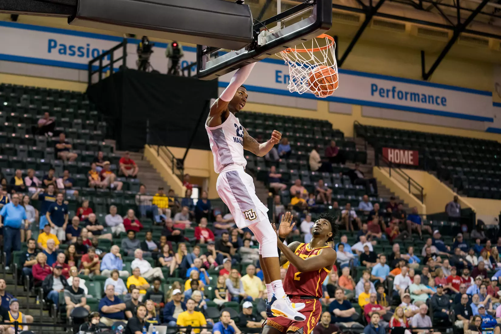A basketball game between the Marquette Golden Eagles and the USC Trojans on Friday, November 29, 2019 at the Orlando Invitational at the ESPN Wide World of Sports in Orlando, FL.