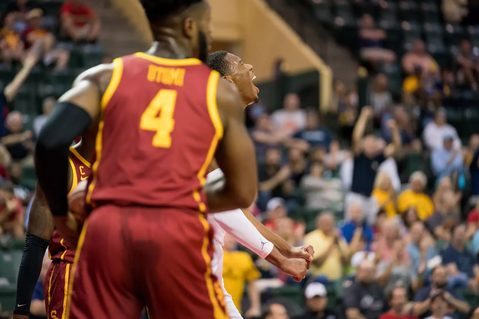 A basketball game between the Marquette Golden Eagles and the USC Trojans on Friday, November 29, 2019 at the Orlando Invitational at the ESPN Wide World of Sports in Orlando, FL.
