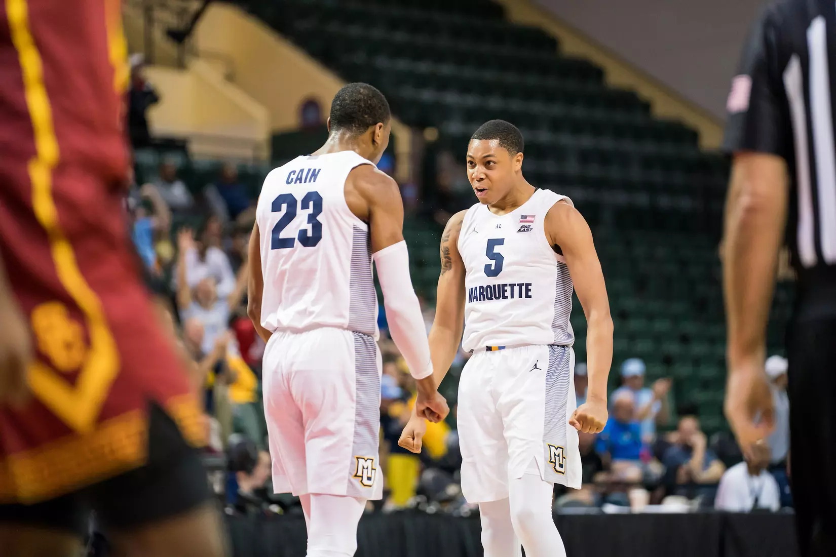 A basketball game between the Marquette Golden Eagles and the USC Trojans on Friday, November 29, 2019 at the Orlando Invitational at the ESPN Wide World of Sports in Orlando, FL.