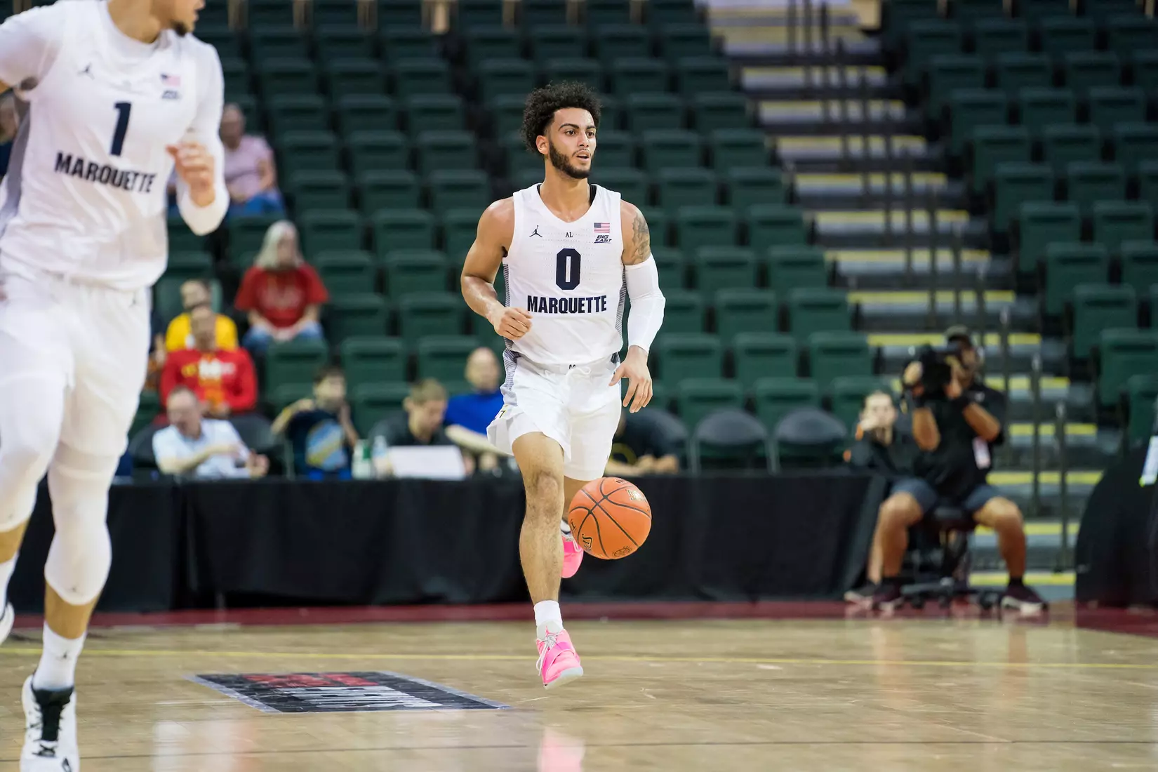 A basketball game between the Marquette Golden Eagles and the USC Trojans on Friday, November 29, 2019 at the Orlando Invitational at the ESPN Wide World of Sports in Orlando, FL.