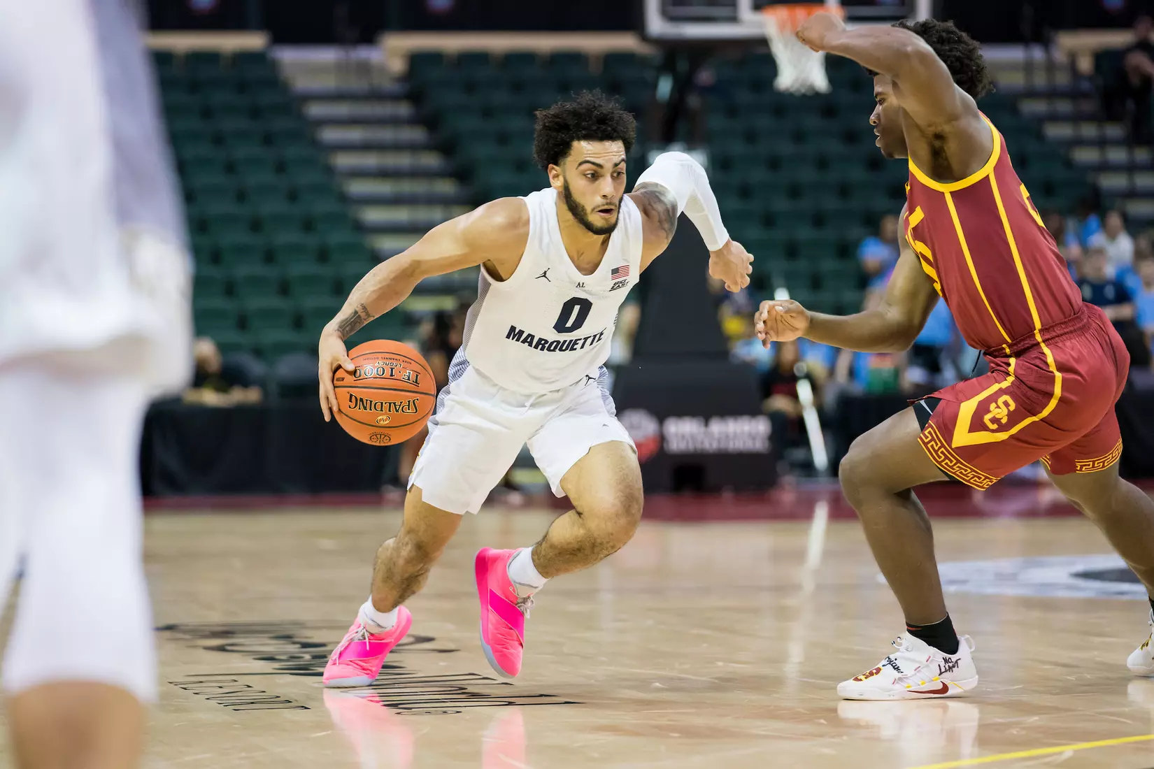 A basketball game between the Marquette Golden Eagles and the USC Trojans on Friday, November 29, 2019 at the Orlando Invitational at the ESPN Wide World of Sports in Orlando, FL.