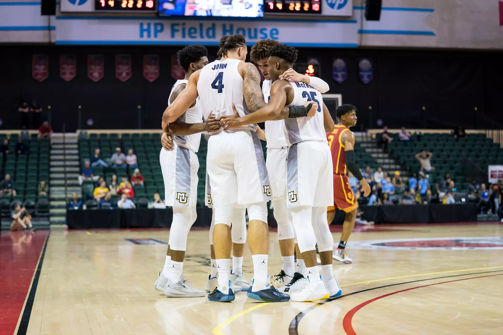 A basketball game between the Marquette Golden Eagles and the USC Trojans on Friday, November 29, 2019 at the Orlando Invitational at the ESPN Wide World of Sports in Orlando, FL.