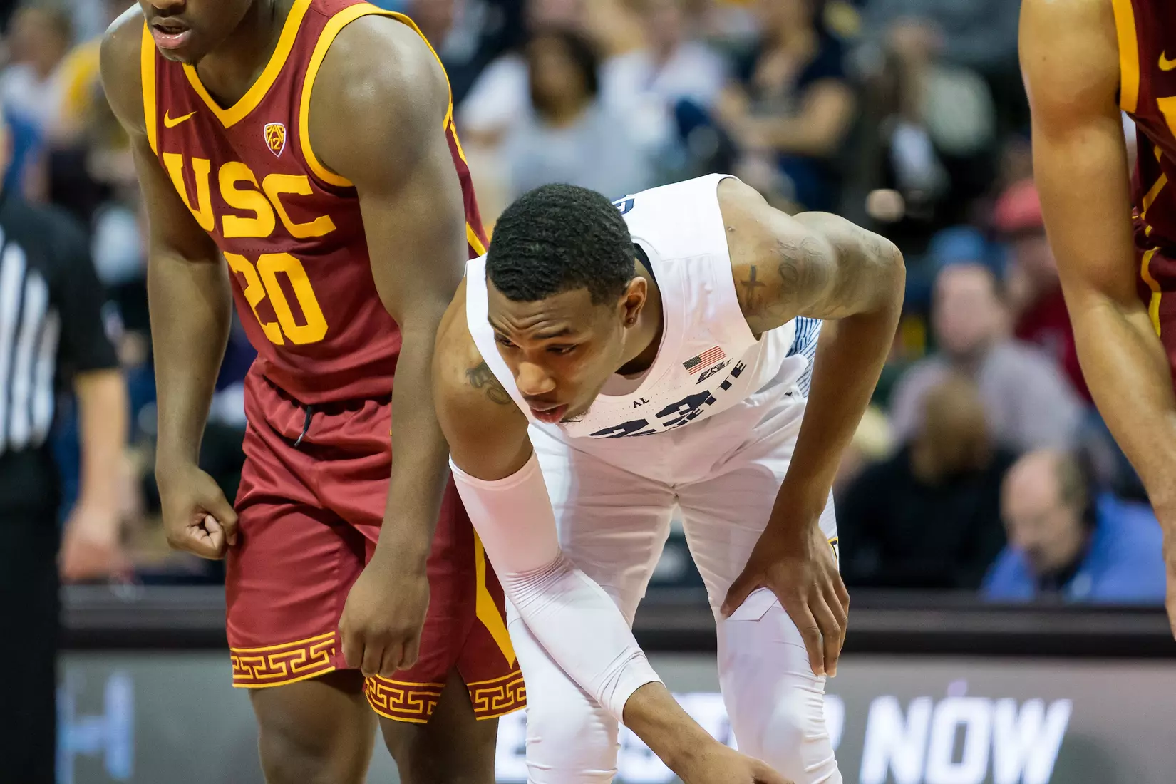 A basketball game between the Marquette Golden Eagles and the USC Trojans on Friday, November 29, 2019 at the Orlando Invitational at the ESPN Wide World of Sports in Orlando, FL.