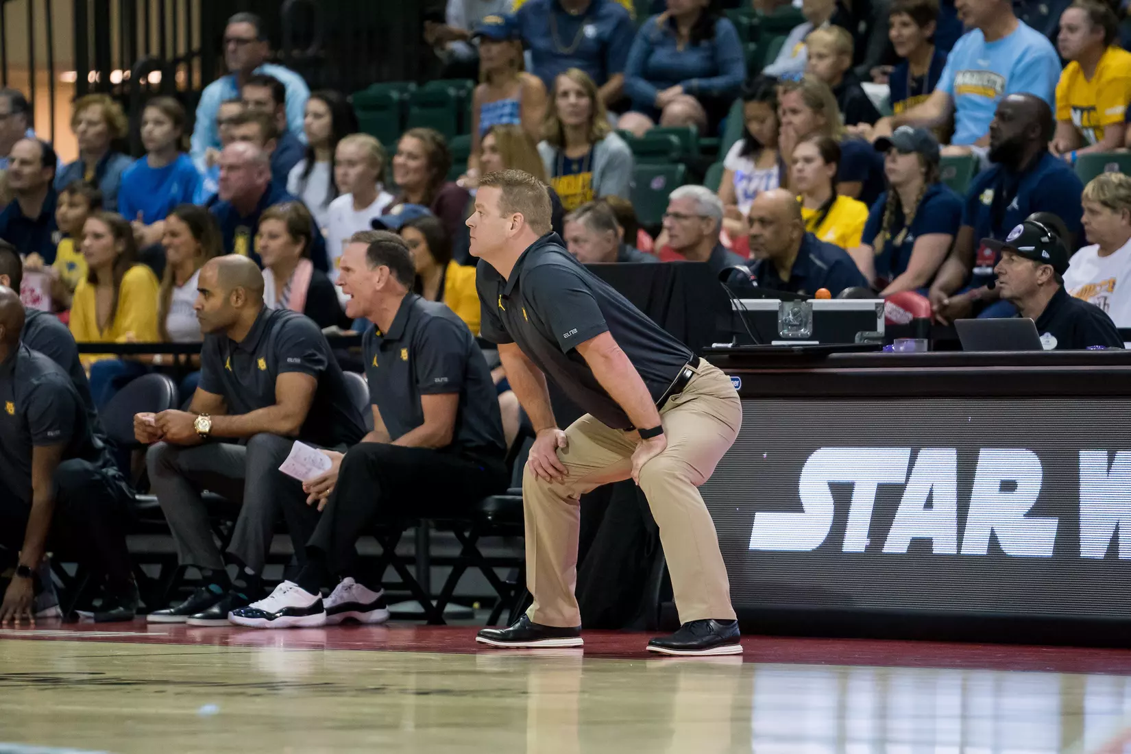 A basketball game between the Marquette Golden Eagles and the USC Trojans on Friday, November 29, 2019 at the Orlando Invitational at the ESPN Wide World of Sports in Orlando, FL.