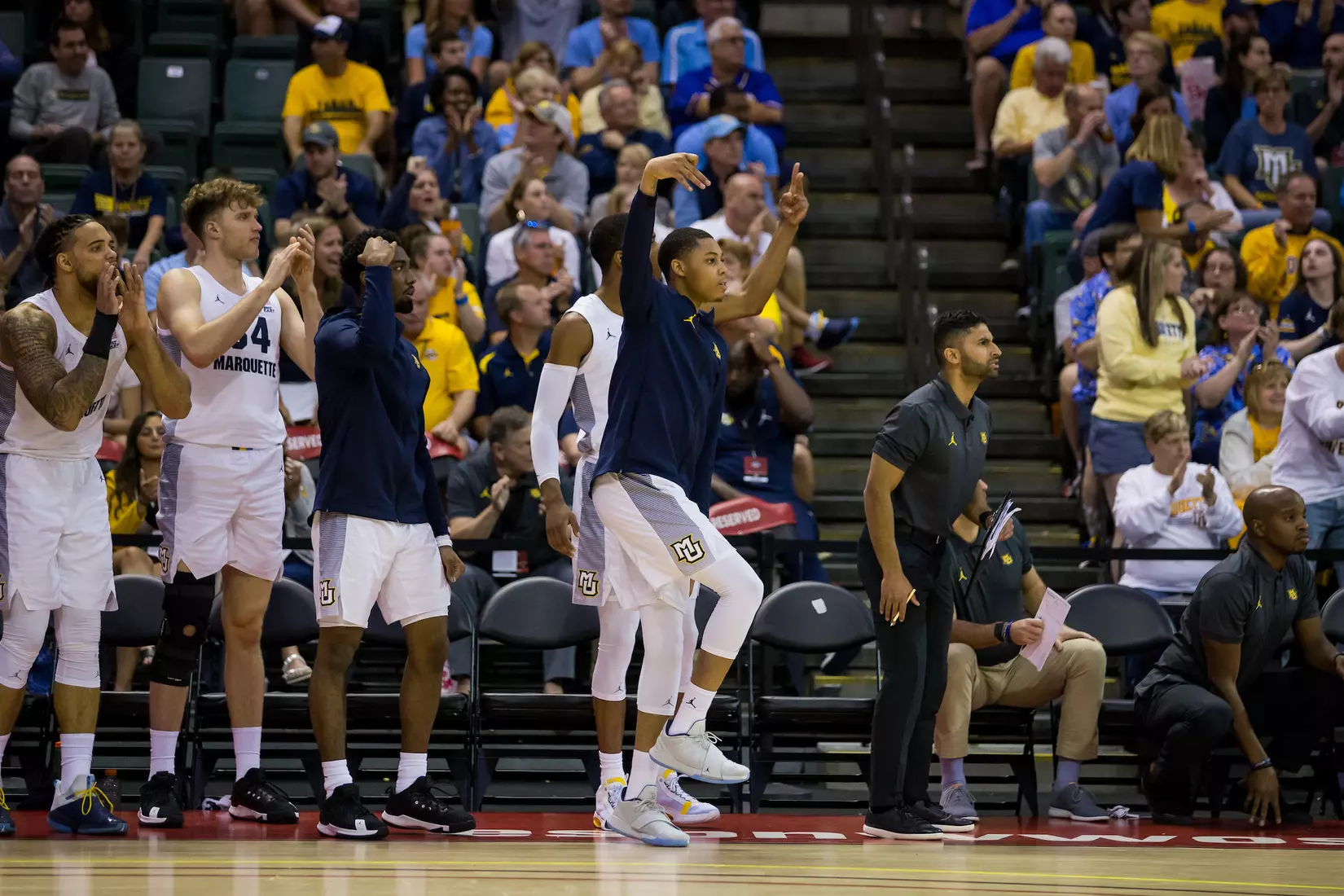 A basketball game between the Marquette Golden Eagles and the USC Trojans on Friday, November 29, 2019 at the Orlando Invitational at the ESPN Wide World of Sports in Orlando, FL.
