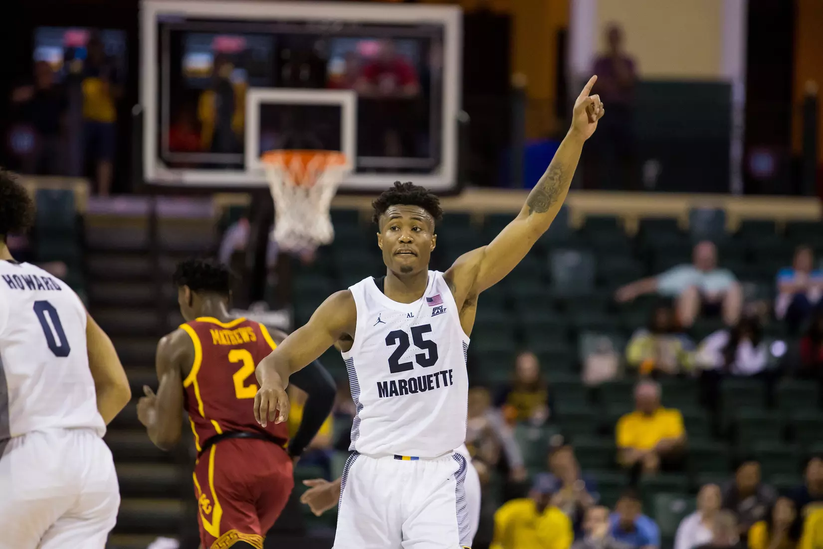 A basketball game between the Marquette Golden Eagles and the USC Trojans on Friday, November 29, 2019 at the Orlando Invitational at the ESPN Wide World of Sports in Orlando, FL.