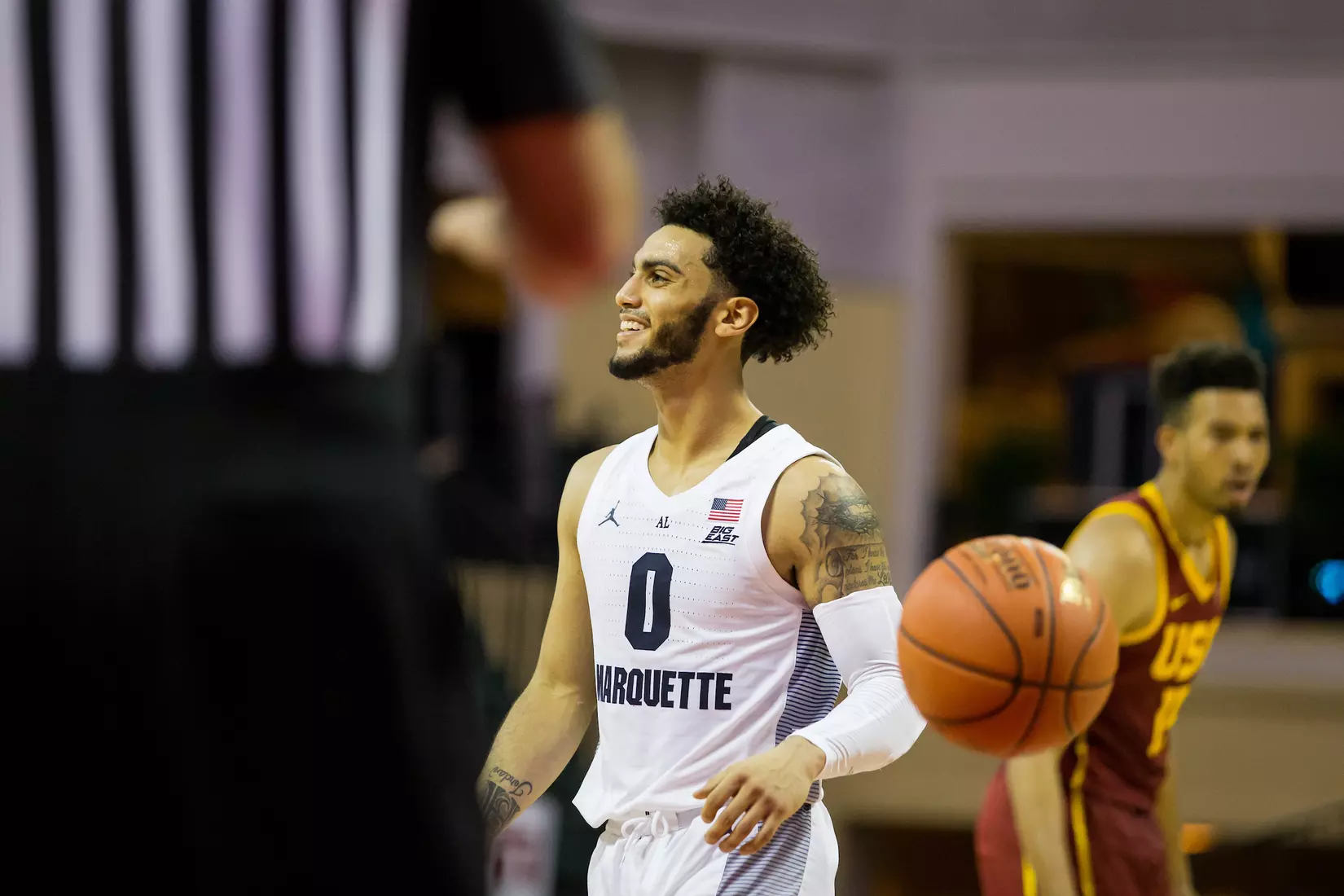 A basketball game between the Marquette Golden Eagles and the USC Trojans on Friday, November 29, 2019 at the Orlando Invitational at the ESPN Wide World of Sports in Orlando, FL.