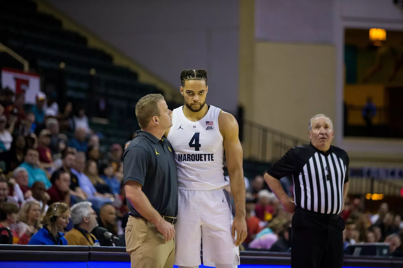 A basketball game between the Marquette Golden Eagles and the USC Trojans on Friday, November 29, 2019 at the Orlando Invitational at the ESPN Wide World of Sports in Orlando, FL.