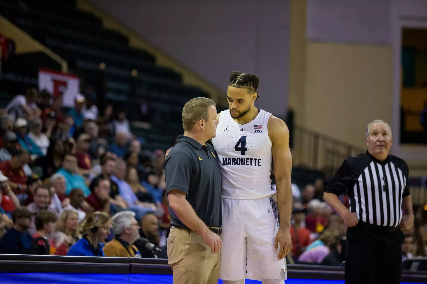 A basketball game between the Marquette Golden Eagles and the USC Trojans on Friday, November 29, 2019 at the Orlando Invitational at the ESPN Wide World of Sports in Orlando, FL.