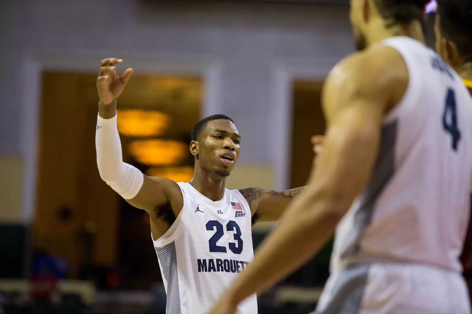 A basketball game between the Marquette Golden Eagles and the USC Trojans on Friday, November 29, 2019 at the Orlando Invitational at the ESPN Wide World of Sports in Orlando, FL.