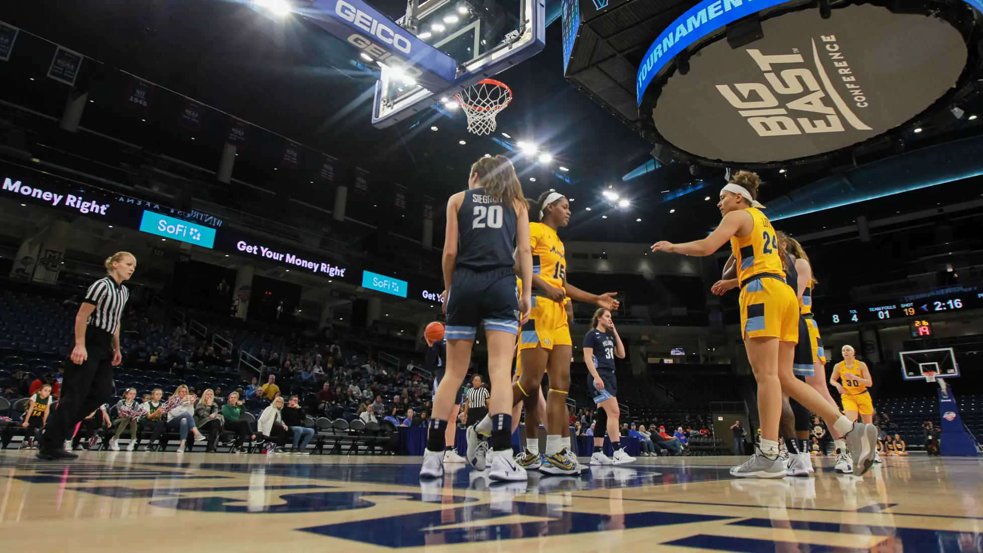 Marquette Women’s Basketball vs. Villanova in the 2020 BIG EAST Tournament