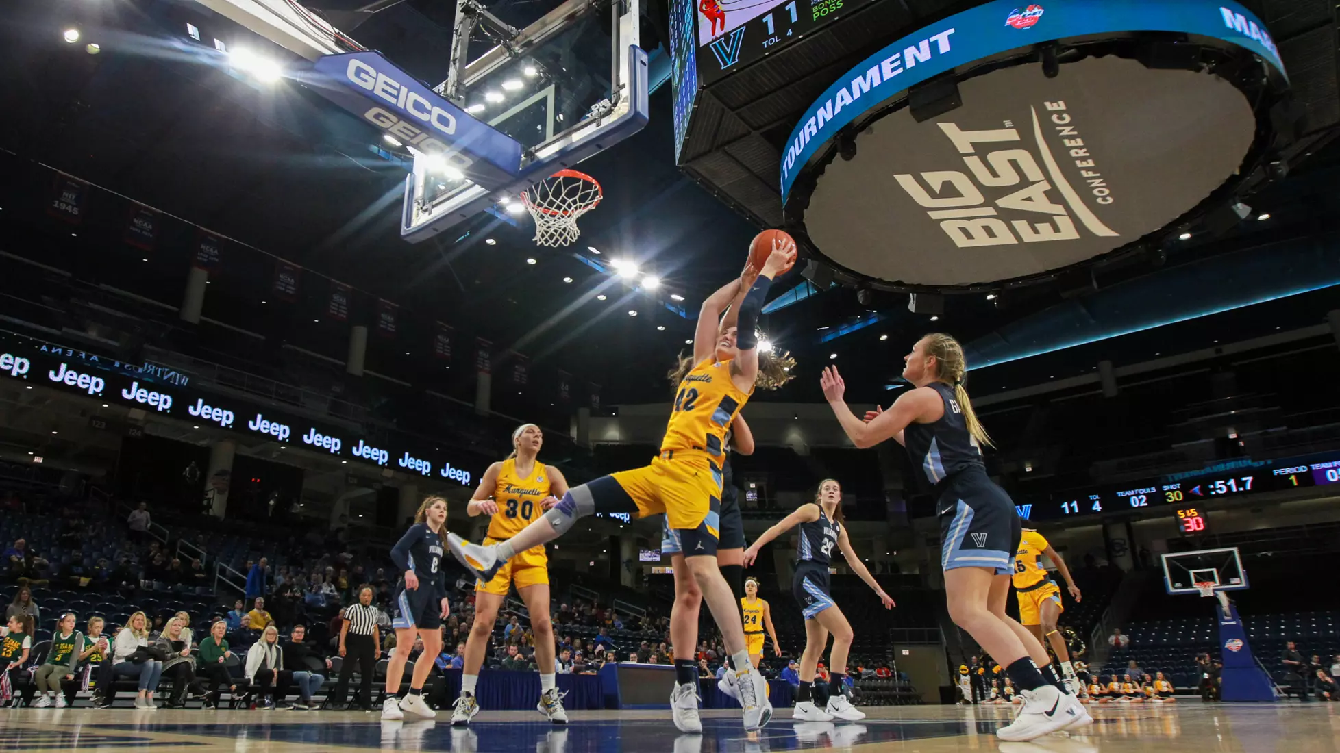 Marquette Women’s Basketball vs. Villanova in the 2020 BIG EAST Tournament