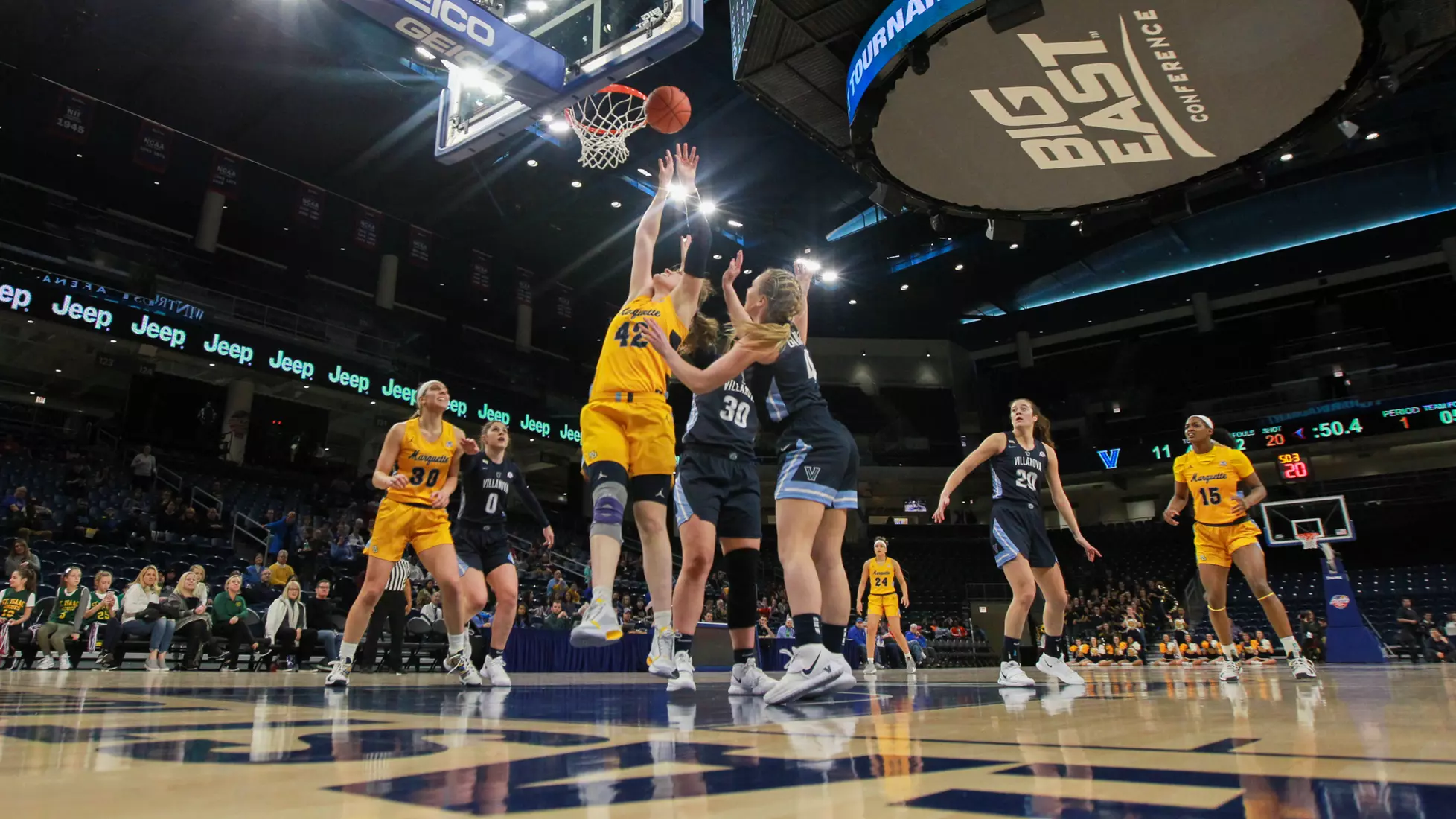 Marquette Women’s Basketball vs. Villanova in the 2020 BIG EAST Tournament
