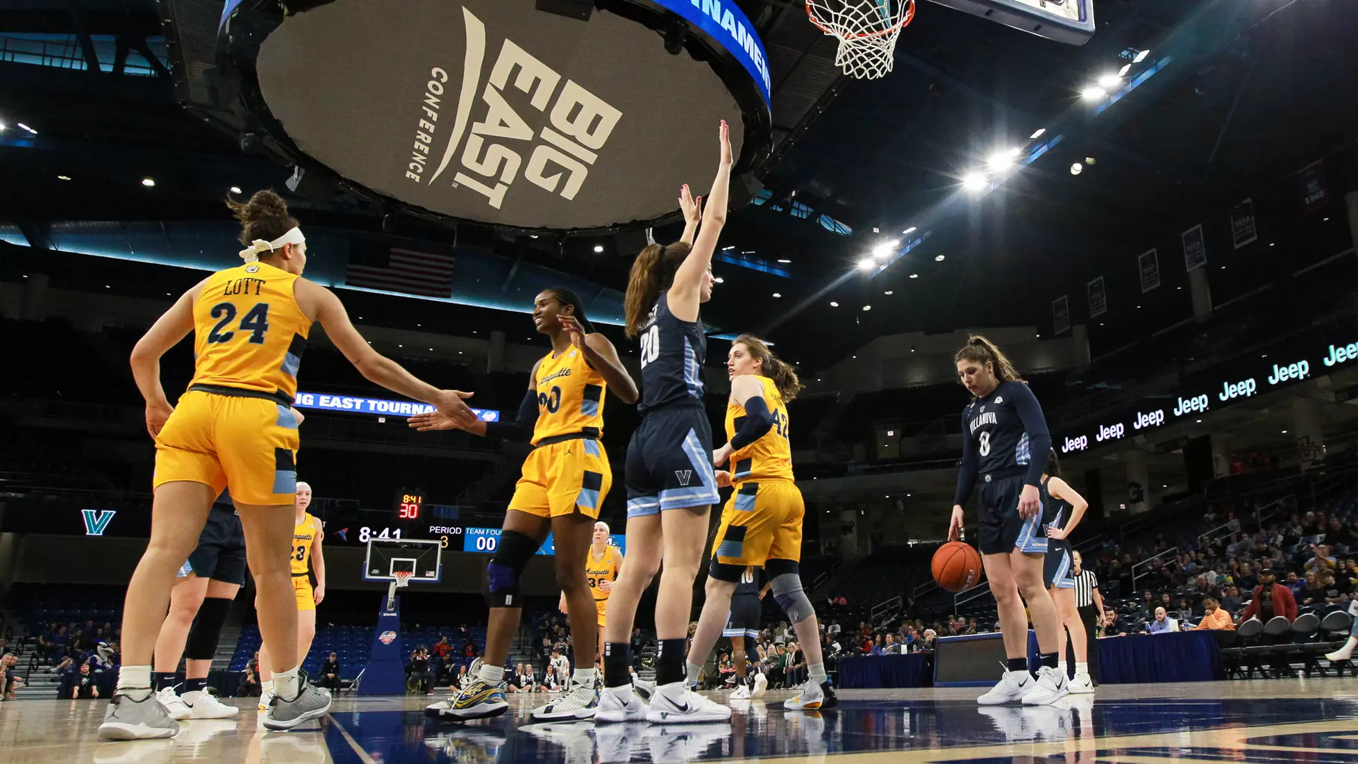 Marquette Women’s Basketball vs. Villanova in the 2020 BIG EAST Tournament