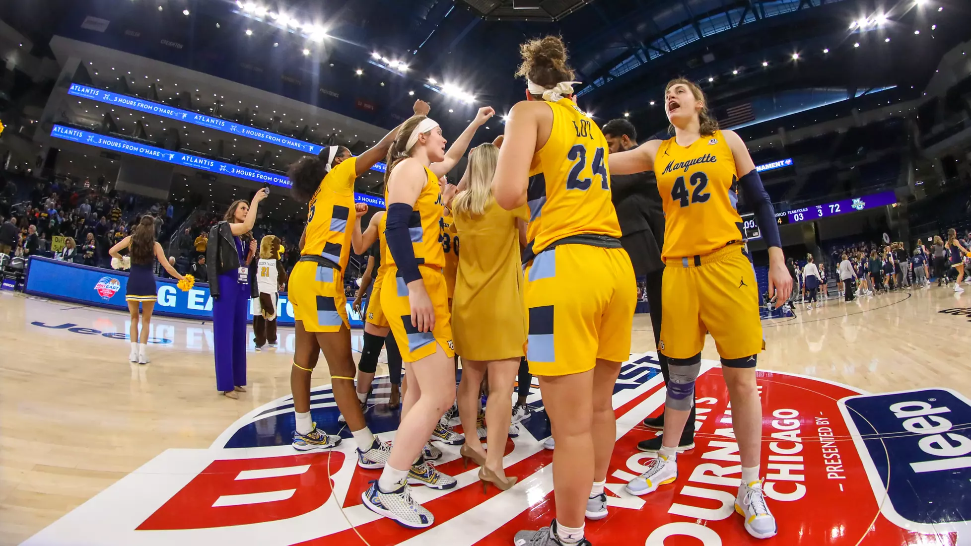 Marquette Women's Basketball vs. Villanova in the 2020 BIG EAST Tournament