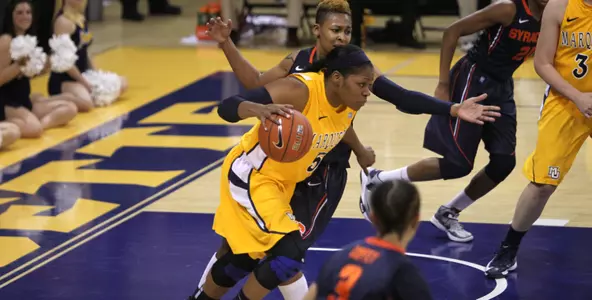 Katie Young had a double-double against Louisville