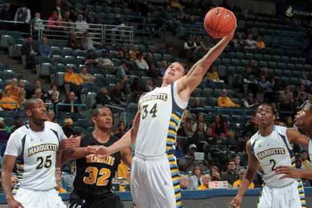 Walk-on Dylan Flood was one of 11 MU players to score in Tuesday's 114-71 win over Grambling State