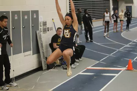Senior Carlye Schuh, Marquette's women's track and field MVP in 2012 and 2013, has her eyes set on a pair of BIG EAST long jump titles in 2014.