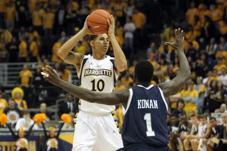 Juan Anderson was one of three MU players to notch three steals in the win over New Hampshire