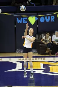 Elizabeth Koberstein was one of six seniors honored Saturday night.