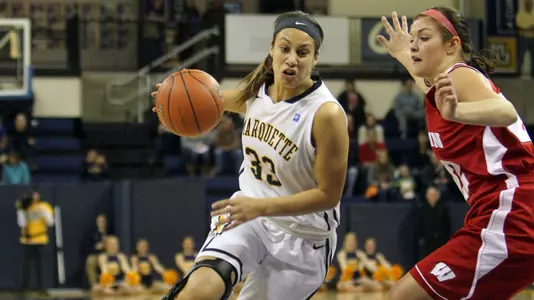 Ashley Santos had a career-high 12 points on Sunday