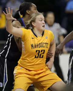 Lauren Tibbs notched her first career double-double with 12 points and 11 rebounds.