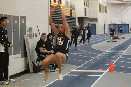 Senior Carlye Schuh notches best long jump mark in program history