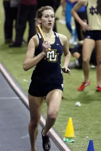 Gretchen Homan will compete in both the 400-meter run and 4x400-meter relay for the Golden Eagles.