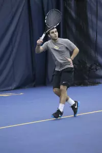 Javier Varela Hernani picked up a singles win Friday night.