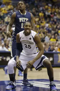 Steve Taylor, Jr., had four points and eight rebounds at Villanova.