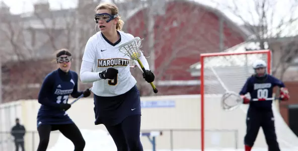 Kenzie Brown scored twice for the Golden Eagles in the first half.