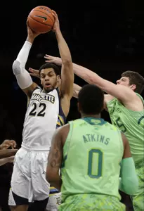 Senior transfer Trent Lockett pulled down a team-high six rebounds in his first, and last, BIG EAST tournament game Thursday in Marquette's quarterfinal loss to Notre Dame at Madison Square Garden