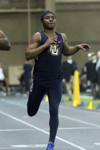 Glenn Lawrence Jr. posted PRs in both the 100- and 200-meter dashes at USF.