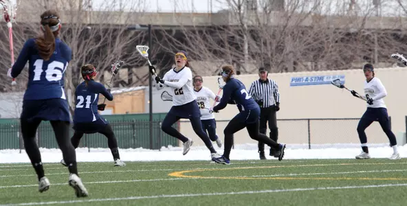 Hayley Baas is second on Marquette with 14 goals.