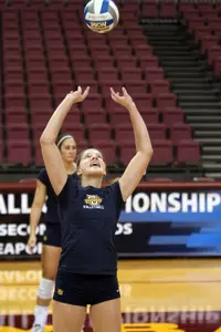 Proper setting technique will be on point of emphasis during Marquette's positional clinics.
