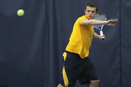 Dan Mamalat picked up points for MU with wins at No. 1 singles and No. 1 doubles.