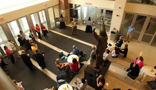 MU hosted a reception for graduating student-athletes on Friday