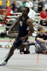 Cheldon Brown battled through a strong headwind for a fourth-place finish in his final BIG EAST meet.