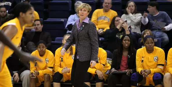 Head coach Terri Mitchell will begin her 18th season