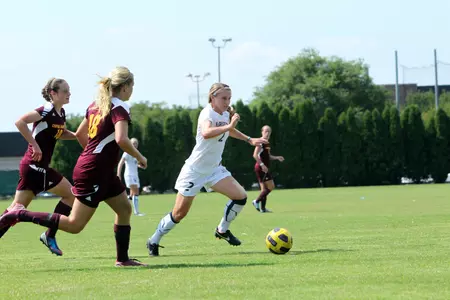 Mady Vicker got the Golden Eagles on the board in the first half