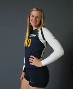 Vidourek averaged 5.67 kills per set and hit .620 as a senior in high school.