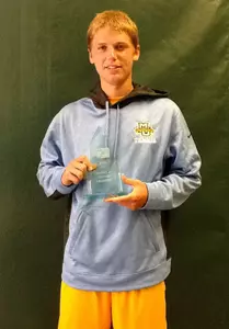 Freshman Nick Dykema dropped only one set all weekend long.