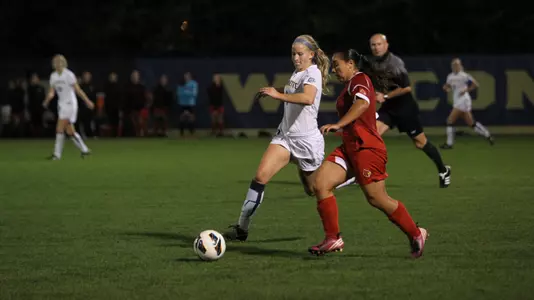 Cara Jacobson scored MU's first goal