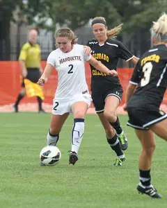 Mady Vicker scored the lone goal for MU