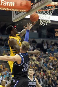 Senior Jamil Wilson recorded his second career double-double Saturday, his first of the season, with 16 points and 11 rebounds.
