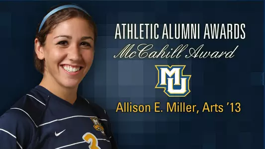 Ally Miller helped women's soccer to four NCAA Championship appearances and its first BIG EAST tournament title.