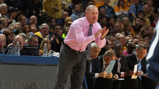 Head coach Buzz Williams and the Golden Eagles host Providence Thursday.