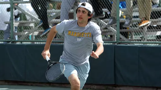Senior Cameron Tehrani teamed up with Daniel Fernandez for a win Friday.