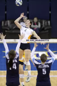 Autumn Bailey is averaging 6.38 kills per set through two matches this week.